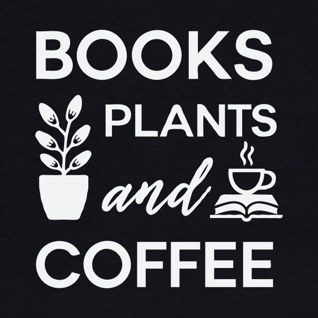 Books Plants and Coffee, Typography by Chrislkf